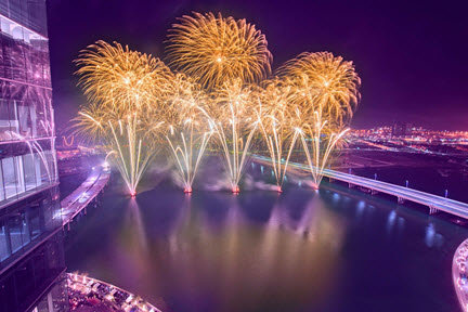 Al Maryah Island lights up Abu Dhabi with Spectacular  New Year’s Eve Celebrations